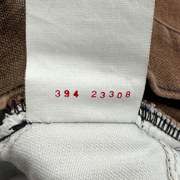 Vintage Carhartt Canvas Pants Mens 34x32 WU182 Chesnut Brown Faded NWT NOS READ - Picture 5 of 12